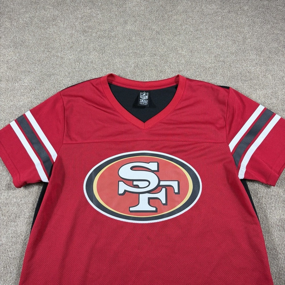 San Francisco 49ers NFL Flag Football Jersey Reversible Adult Size Large